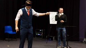 magic happens whilst blindfolded at the edinburgh fringe mind games