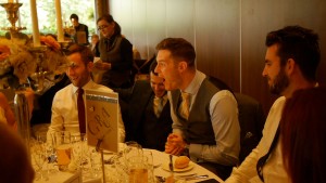 Manchester corporate close up magician wows table audeince