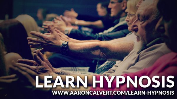 Aaron Calvert teaches hypnosis in Manchester at his learn hypnosis course with text